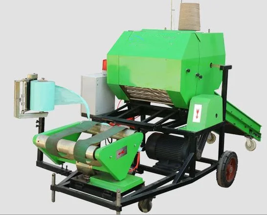 Automatic Corn Silage Packing Machine Pine Straw Baler For Sale