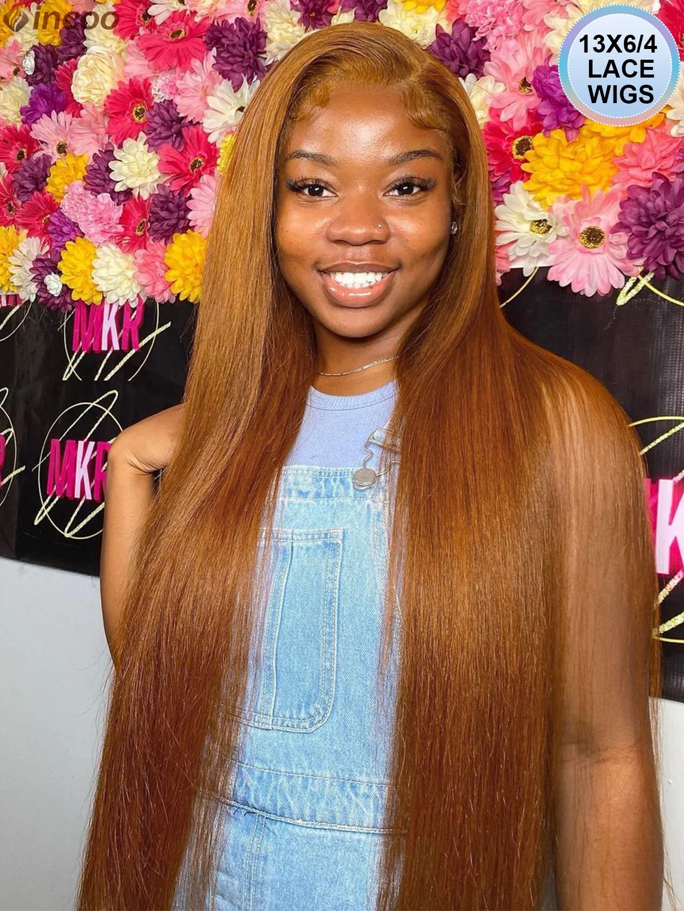 

34-дюймовые рыжие парики фронта шнурка, предварительно сорванные для женщин, 13X4, оранжевый блондин, кружевной фронтальный парик, прямые 13X6, клубничные парики из человеческих волос