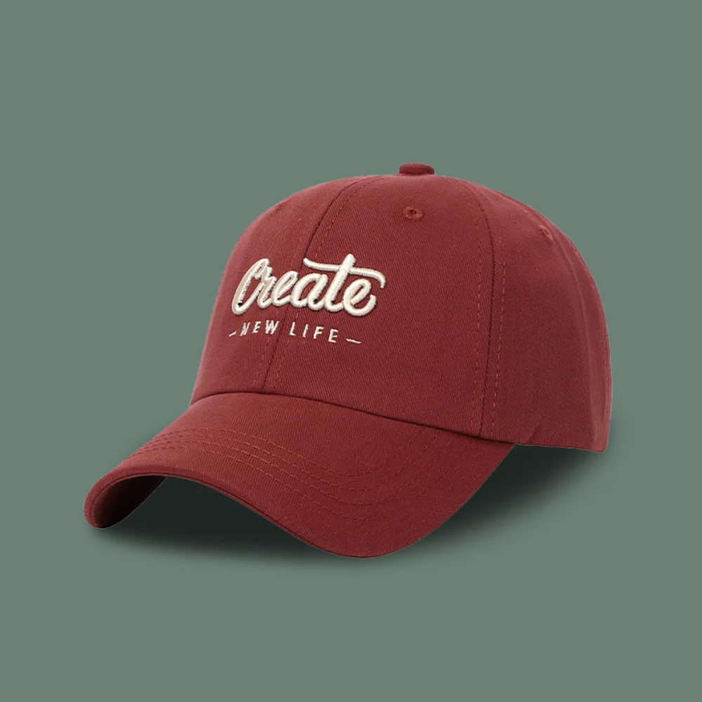 Retro minimalist style embroidered handwritten letters 