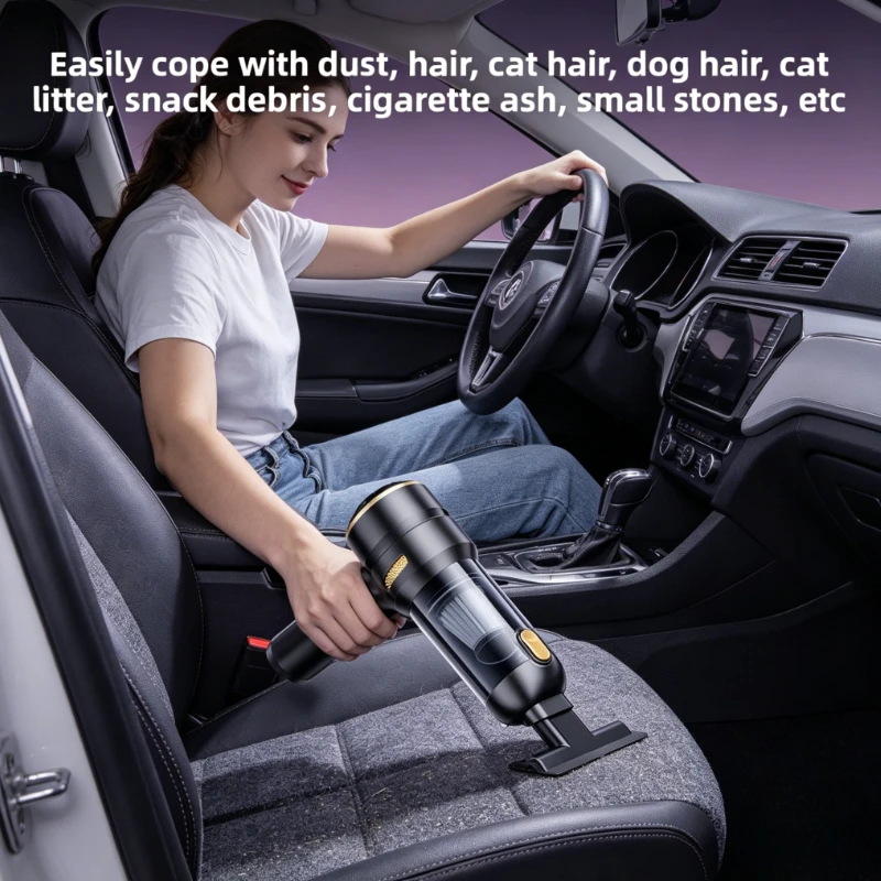 Car Vacuum Cleaner High Power Portable Handheld Wireless Brushless Motor Cleaning Machine Powerful Air Duster for Home Appliance
