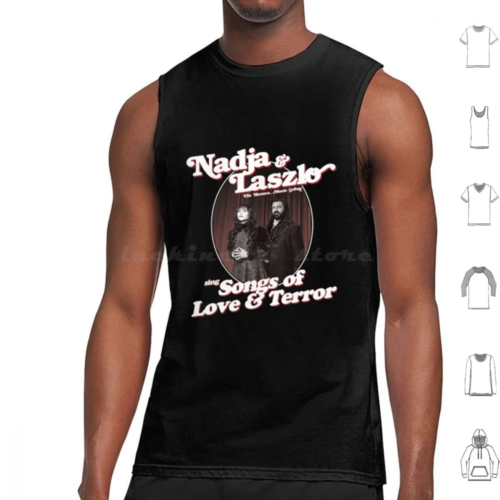 

Nadja And Laszlo The Human Music Group Sing Songs Of Love And Terror Tank Tops Vest Sleeveless Laszlo Cravensworth Halloween