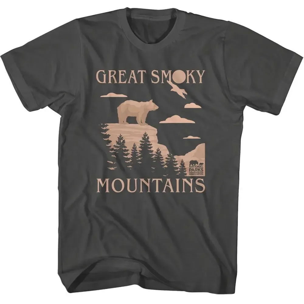 National Parks Great Smoky Mountains Smoke Brands T Shirt