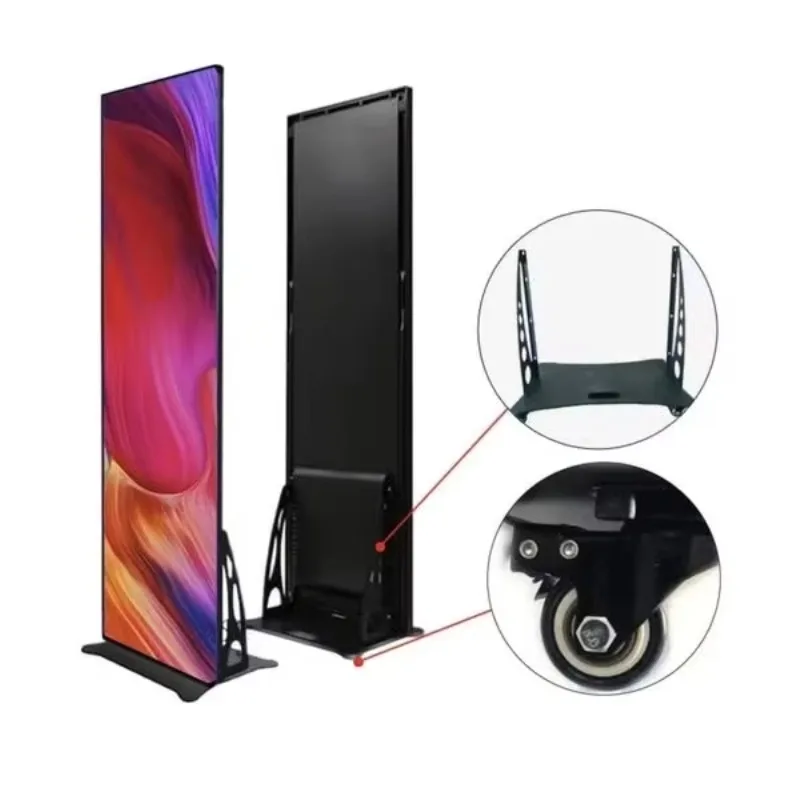 Customized Products P2.5 Panel 640X1920mm Wall Indoor Digital Mirror Poster Smart Digital Advertising Screen Led Poster Display