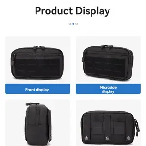 EDC Molle حقيبة تكتيكية حزمة الخصر المدمجة الحقائب المنفعة حقيبة حزام الحقائب الطبية حالة الهاتف اكسسوارات الصيد أعلى 10 غطاء مبيعات مع القضيب - No8