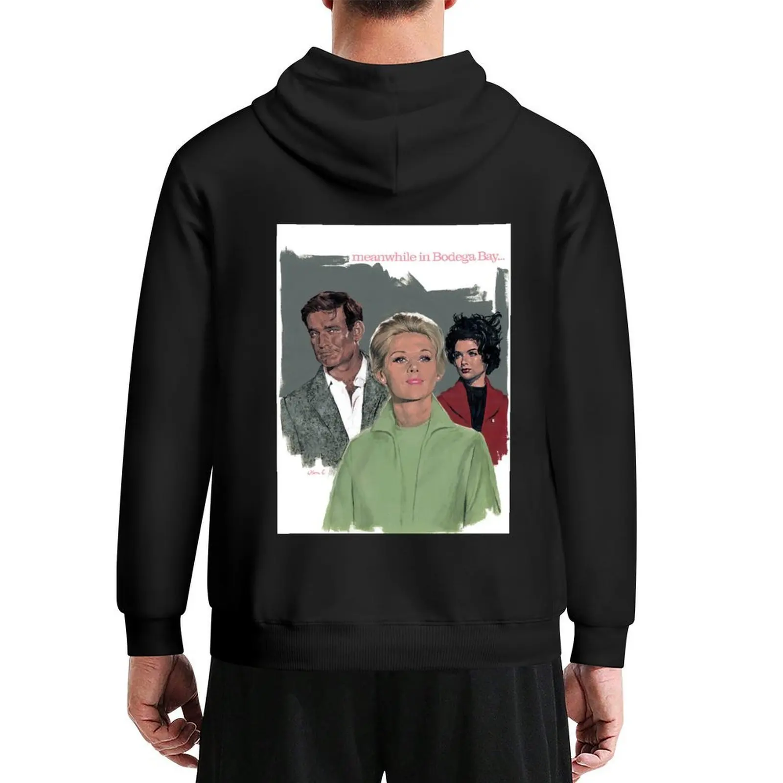 

Meanwhile in Bodega Bay... Hoodie korean style clothes autumn new products men clothes aesthetic clothing designer hoodies