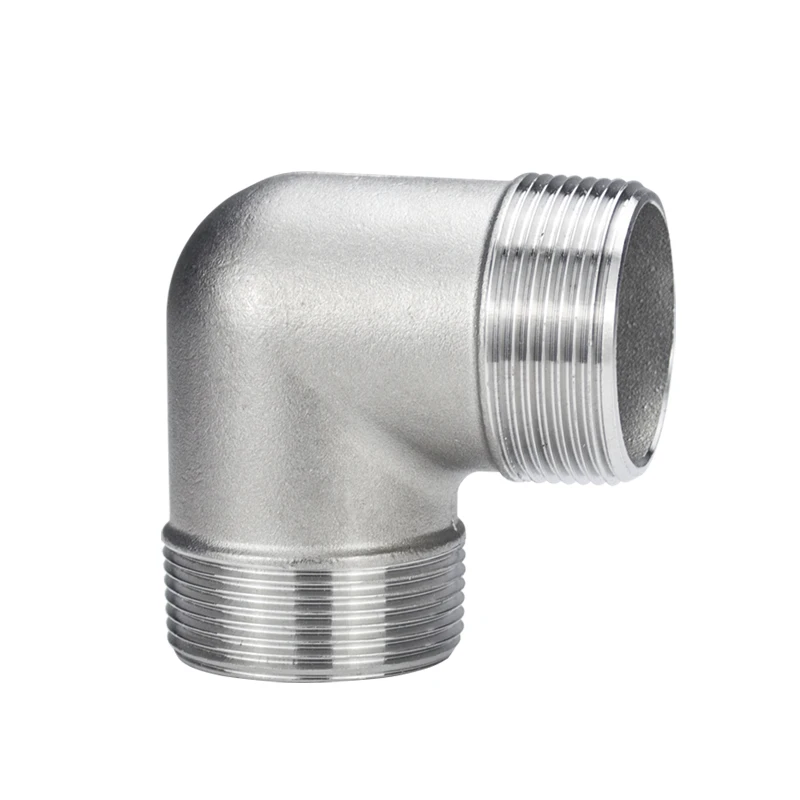 304 Stainless Steel Male Threaded Elbow Female Connector 45 Degree Elbow Connector 90 Cegree Pipe Connector 1/2” 1“ 1-1/4“1/4 2“