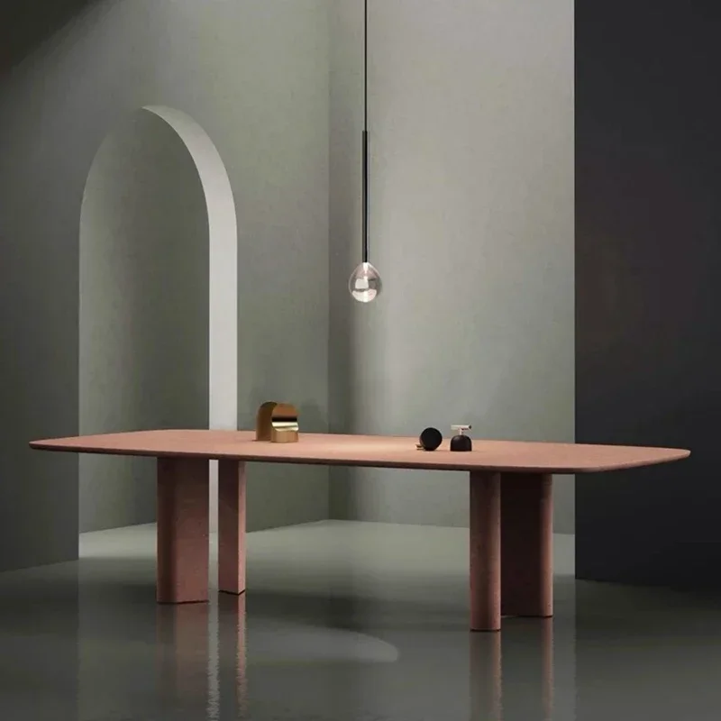 

Italian Conference Table Desk Minimalist Designer Model Workbench Training Table