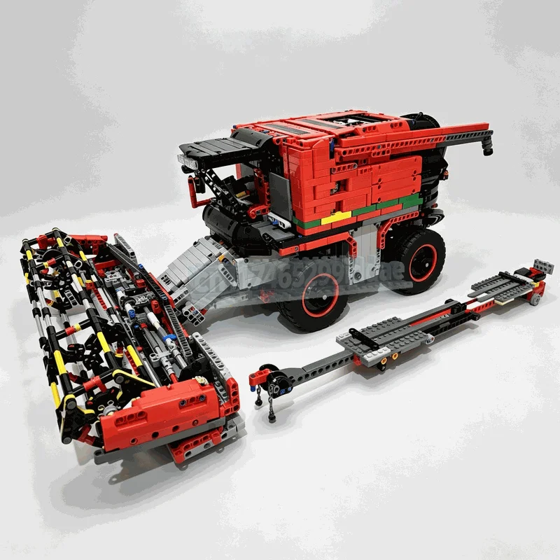 NEW 3935PCS MOC Combine Harvester Farm Vehicle Technical Blocks C Model DIY Assembly Creative Engineering Collection Toy Gifts