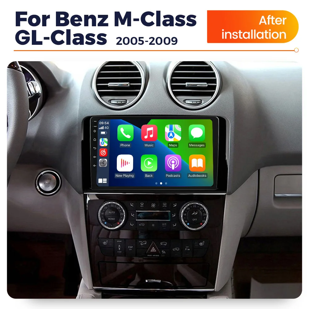 IPS Screen Car Radio For Mercedes Benz ML GL W164 ML350 ML500 GL320 X164 ML280 GL350 GL450 Carplay GPS Central Multimedia Player