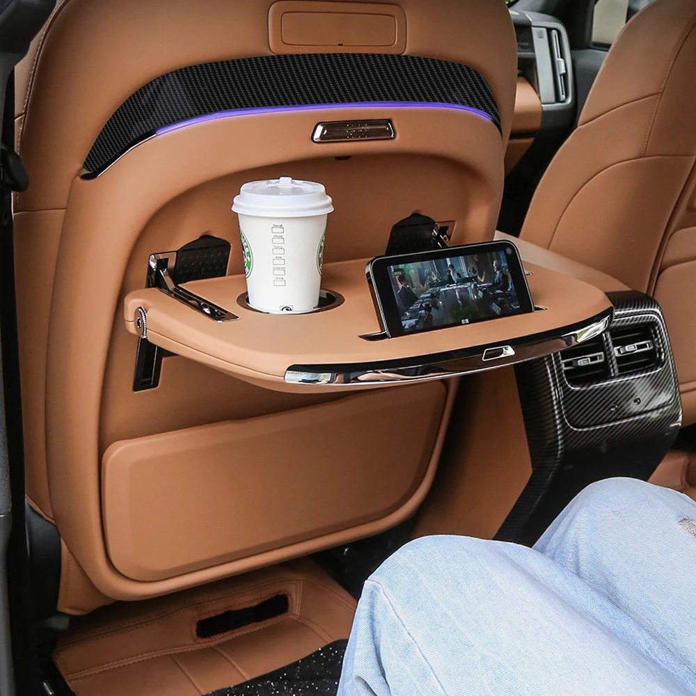 Car Seat Back Foldable Table Desk Fit for Chery ICAR V27 Rear Seat Laptop Stand Business Travel Vehicle Foldable Writing Tray view 4