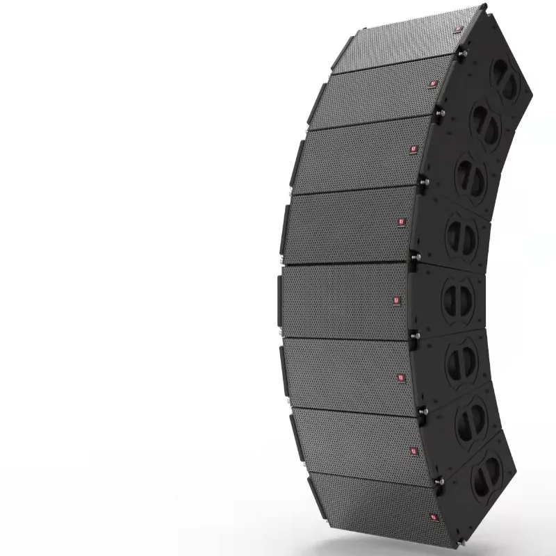 Dual 6 Inch Two Way Line Array Speaker Professional Audio for Church Concert Stage Performance