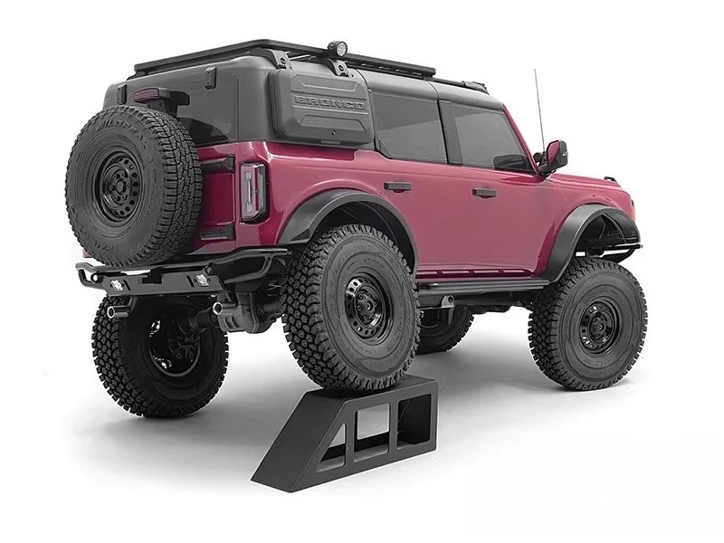 Tylny zderzak (z hakiem i reflektorami) pasuje do Traxxas trx4 2021 bronco 1/10 sterowanie radiowe cześć zapasowa RC