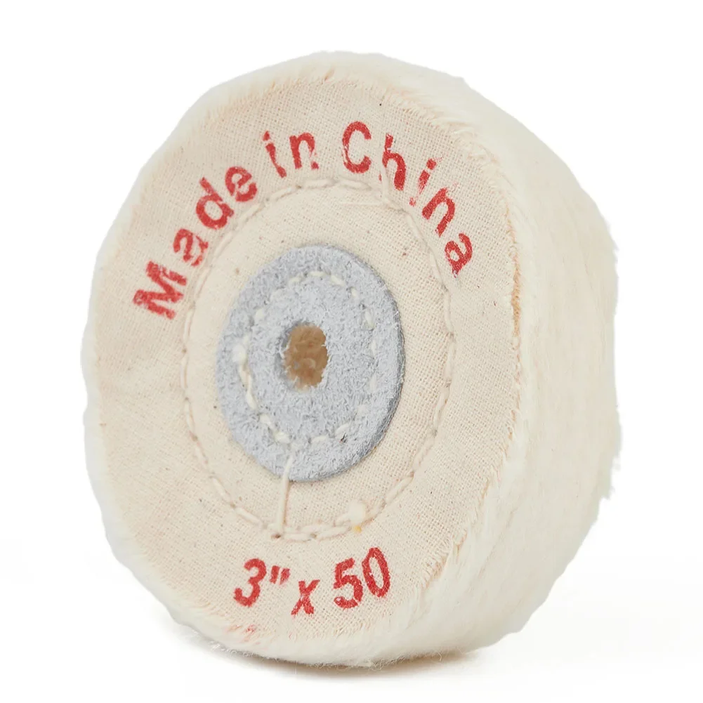 New Buffing Wheel 3 Inch Reliable Buffer For Jewelry For Rotary Tool Grinder Pad Heavy Duty Practical Cloth Buffing