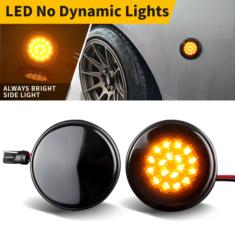

2PCS Dynamic LED Fender Side Marker Light For Mazda MX5 MX-5 MK1 MK2 MK3 1989 1990-2015 Turn Signal Indicator Car Accessories