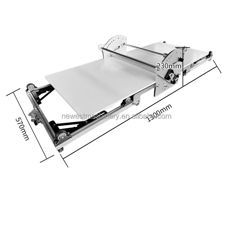 Pressa per impasto da tavolo Sfogliatrice per pasta per pane Spessore regolabile Croissant elettrico