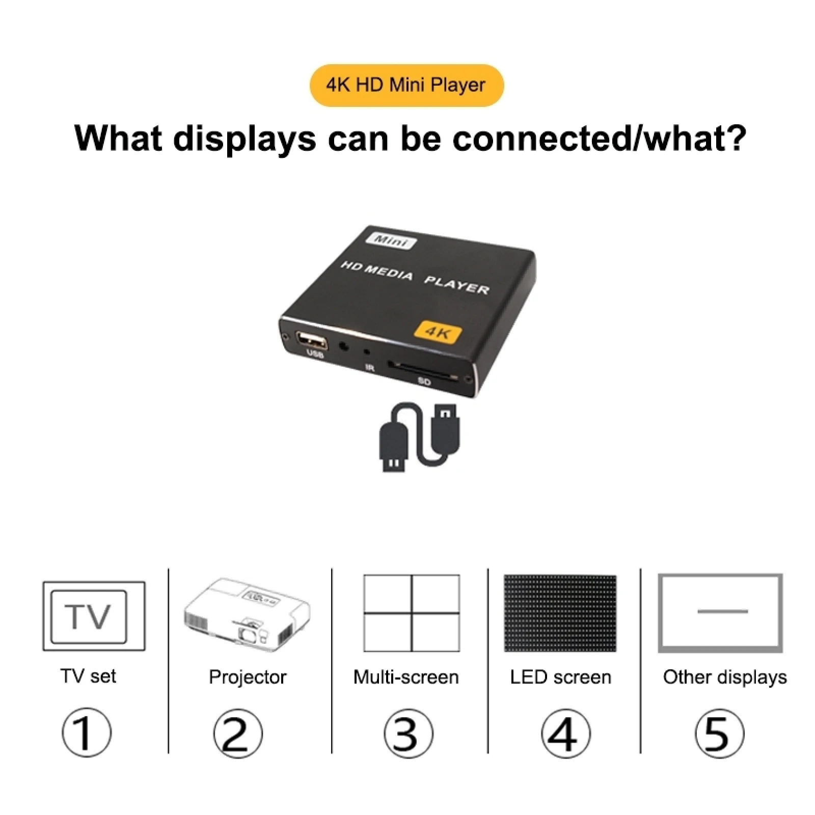 Imagem -04 - Tela Horizontal e Vertical Media Player Único ad Machine Power on Looping Play Automático Vídeo Ppt u Disk sd Play 4k hd