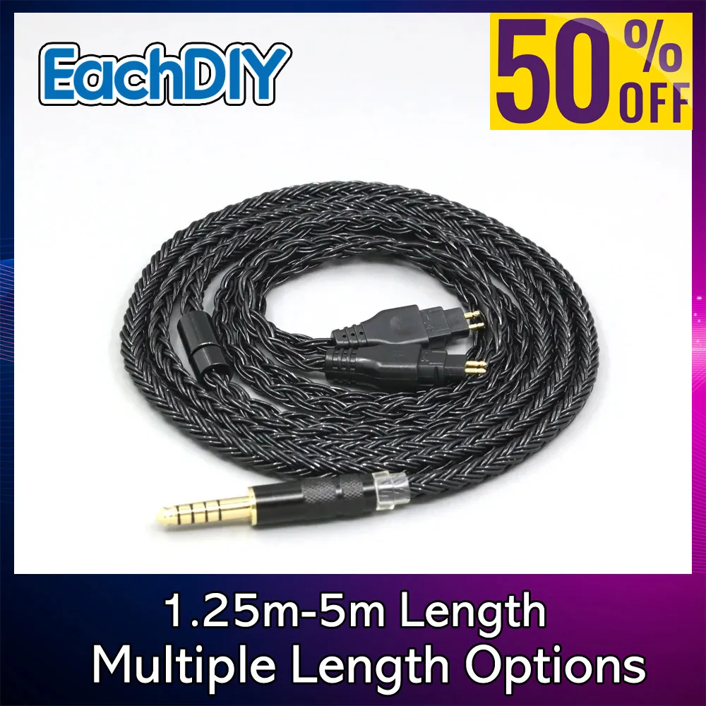 

2.5mm 3.5mm XLR Balanced 16 Core 99% 7N OCC Earphone Cable For Sennheiser HD580 HD600 HD650 HDxxx HD660S HD58x HD6xx LN006730