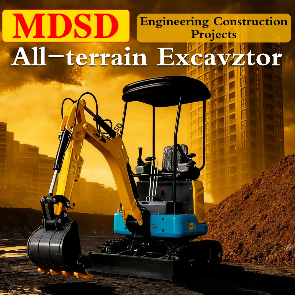 무료 배송 1-2톤 미니 크롤러 굴삭기 버킷 포함 1.8톤 미니 굴삭기 CE EPA 유로 5 소형 굴삭기 농업용