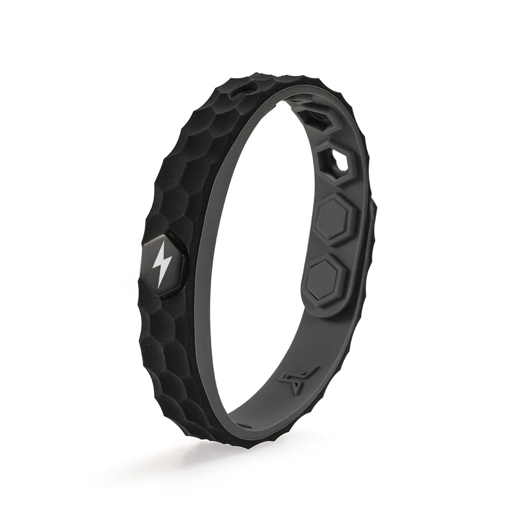 Unisex Sports Negative Ion Energy Balance Wristband Anti-Static Bracelet Free Engraving Couple's Safety Jewelry Product