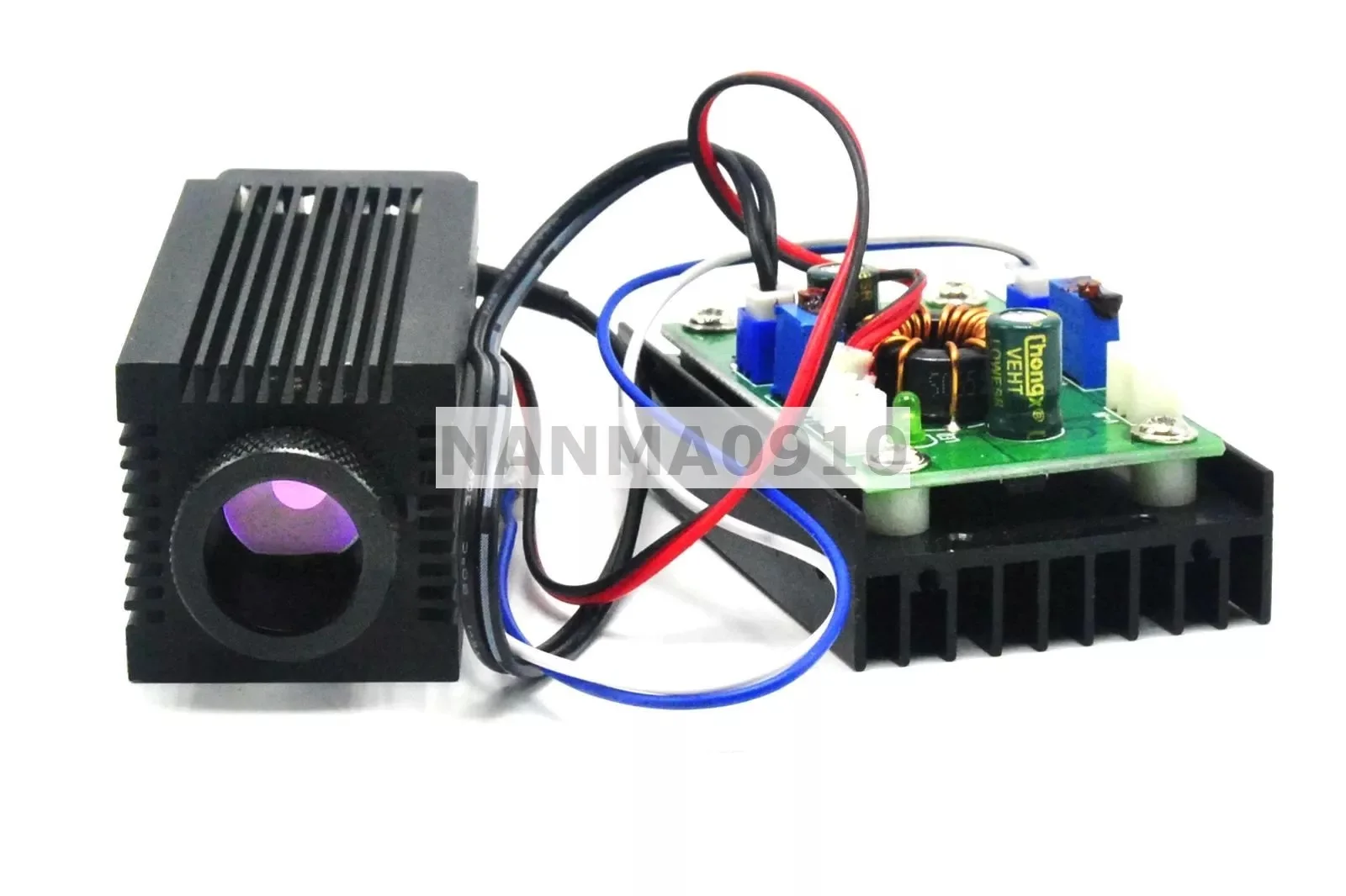 โมดูลเลเซอร์ไดโอดเลเซอร์อินฟราเรด IR Dot แบบโฟกัสได้ 808nm 1600mW พร้อมกําลังไฟ 12V 2A