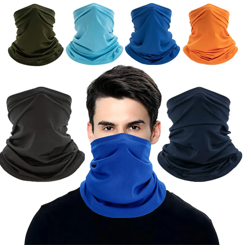 

Motorcycle Balaclava Ice Silk Scarf Sunscreen Outdoor Sweat Wicking Driving Fishing Bandana Sun Neck Headgear Moto Accessories