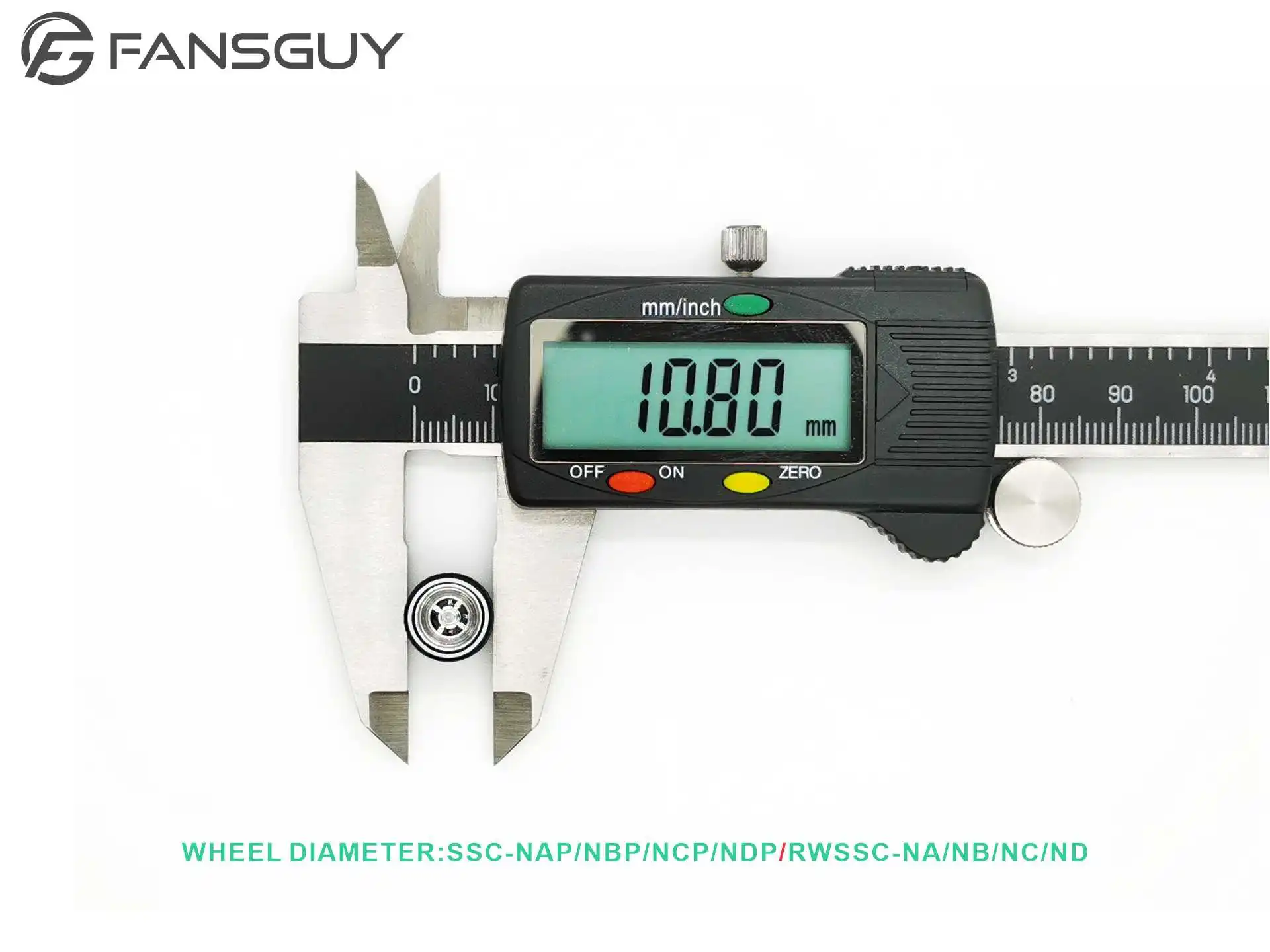 FANSGUY 5Set 10,80 mm 1/64 Radteile für Erwachsenen-Automodelle, abnehmbarer Reifen, RWSSC-N-Serie – Detail 14