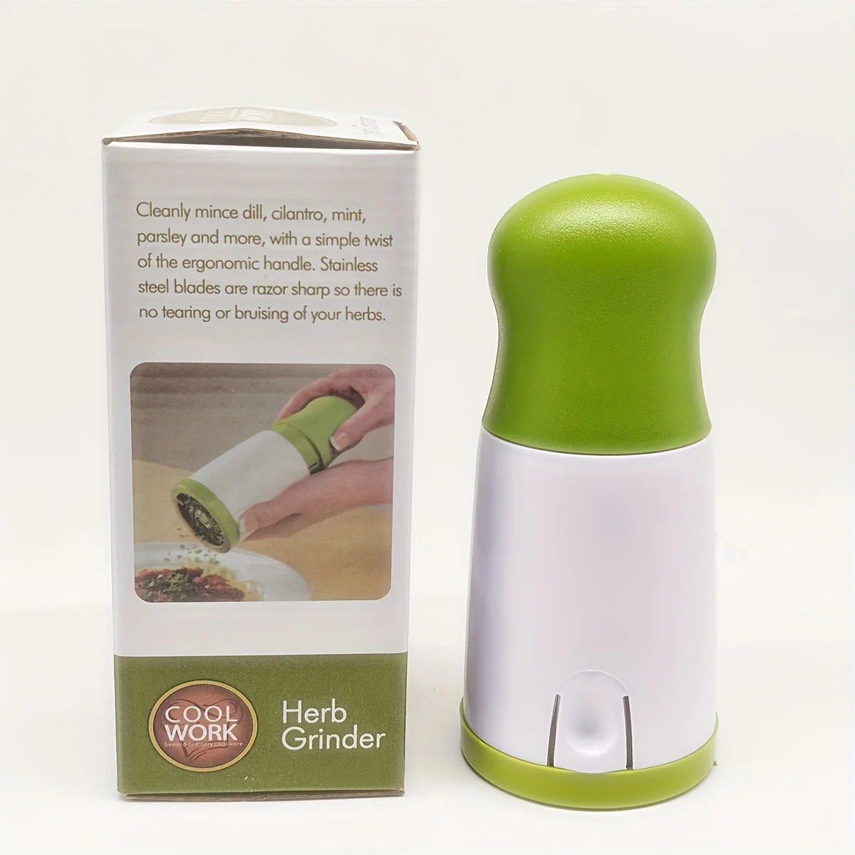 1 X Spice Grinder, Multi-purpose Coriander Chopper, Herb Grinder; Suitable for Quickly Grinding A Variety of Fresh Herbs