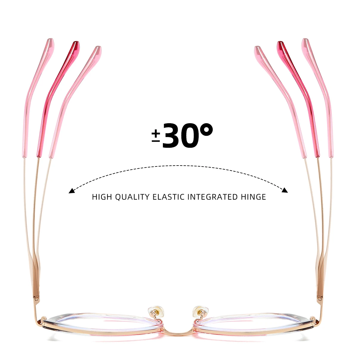 JMISUS 手作りアセテートスクエア処方メガネ近視蝶フォトクロミック視度光学眼鏡女性のための