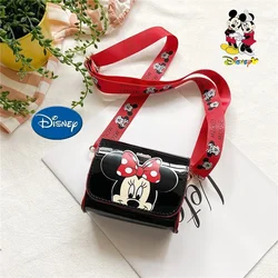 Borsa a tracolla moda Disney con topolino simpatica Mini borsa a tracolla per borsa per bambini Minnie Mickey Mouse borse laterali per ragazze dei cartoni animati