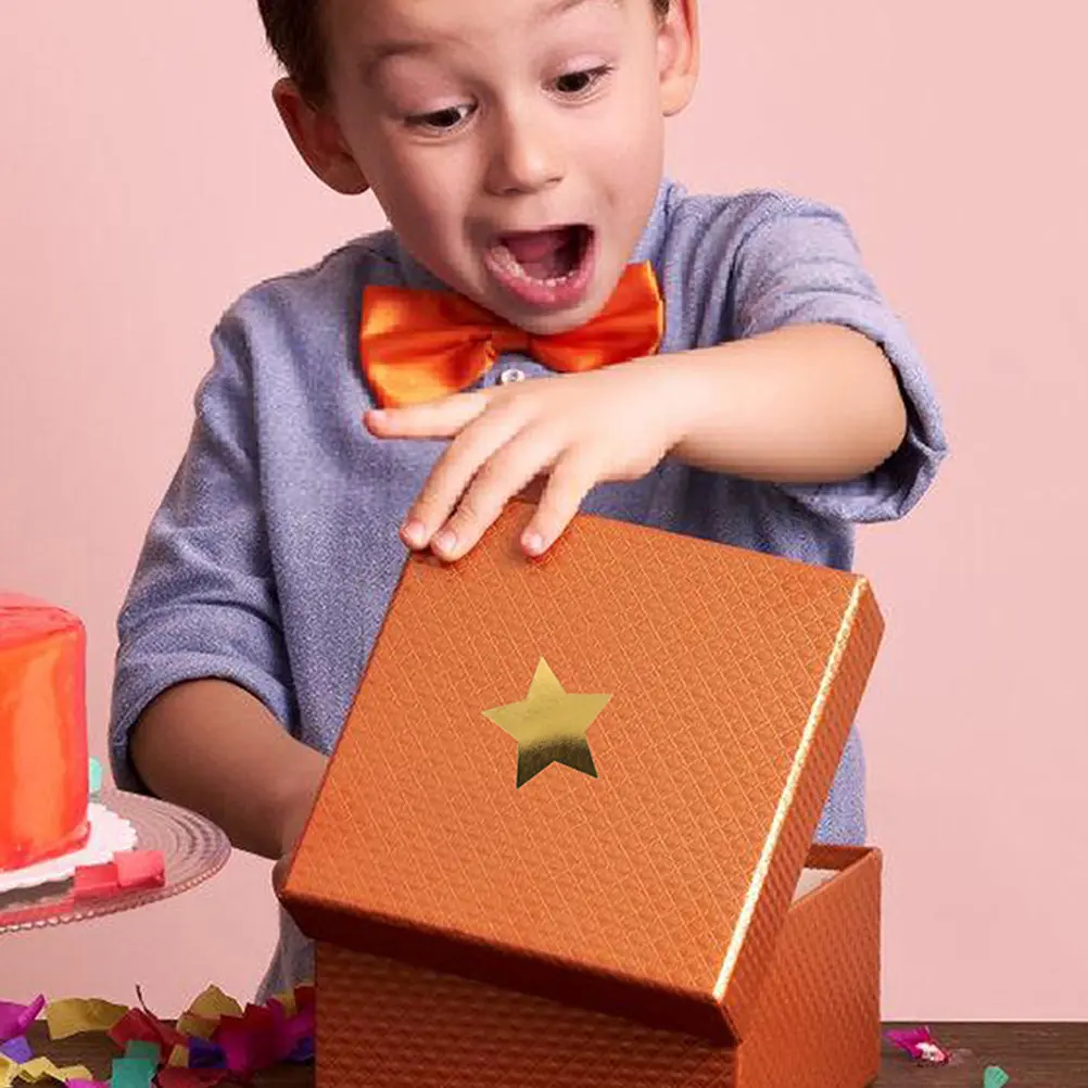 

2 Packs Star Sticker Pentagram Shape Reward Stickers Self Adhesive Removable Star Stickers for Teachers Students Classroom