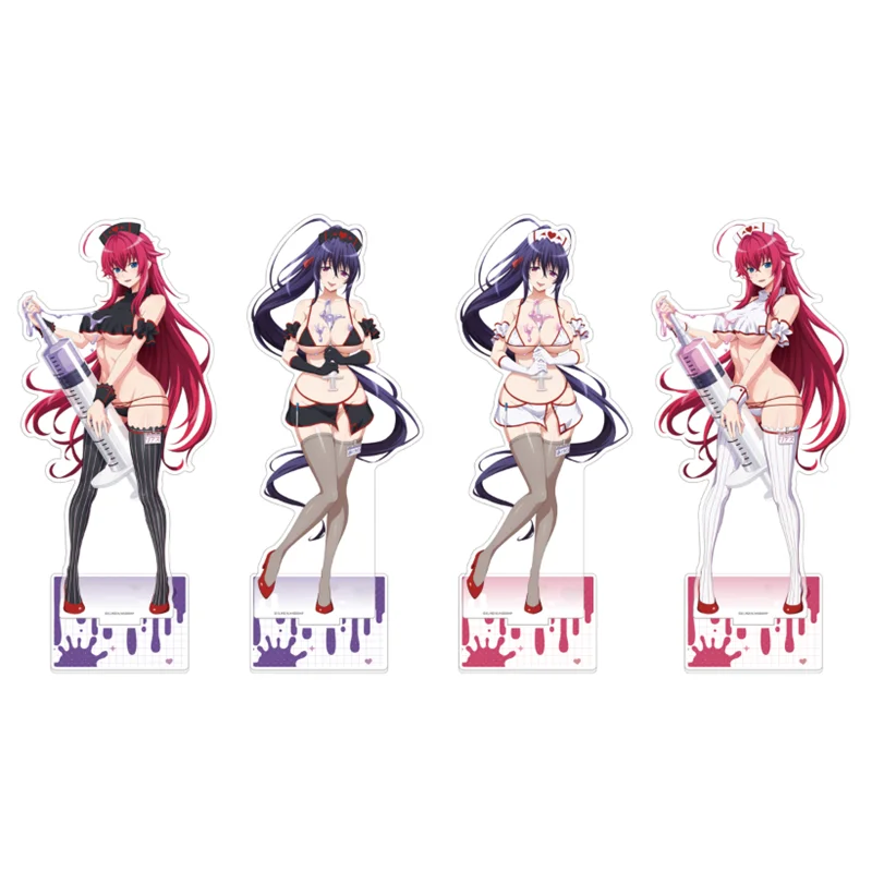 Anime High School DxD HERO Acrylic Stand Rias Gremory Kureha Himejima Figure Stand Plate Cosplay Prop Decor Cartoons Present
