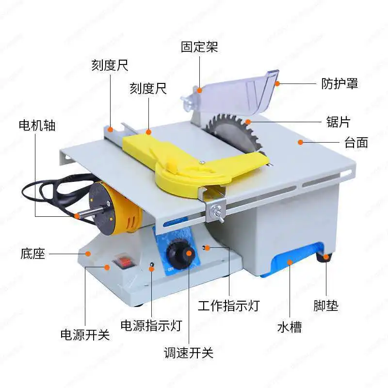 

Многофункциональный станок для резьбы по нефриту, шлифовальный станок, небольшой станок для резки, пила, деревообработка, полировальный инструмент