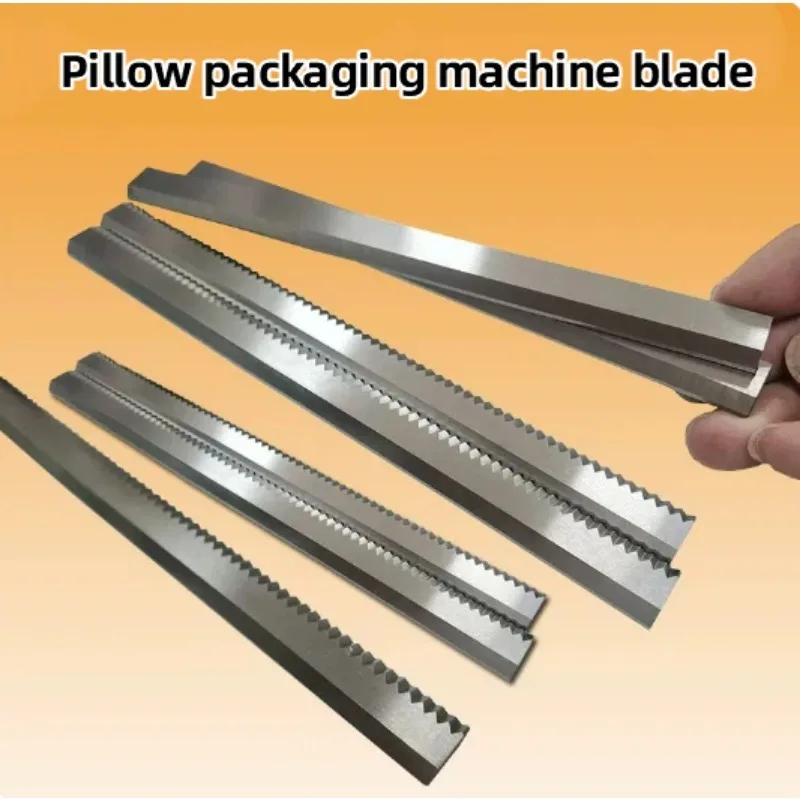 Set Of  Pillow Packaging Machinery Cutting Knife Vertical Packing Machine Blade  Upper Blade  And Lower Blade  2Pcs/Set