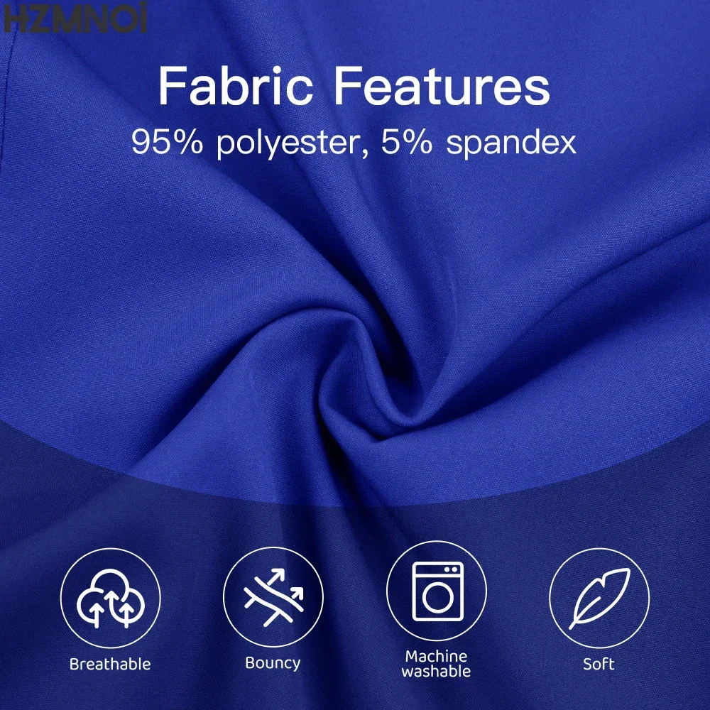 Surgical Set Women Pet Hospital Scrub Uniforms Suits Unisex Solid Color Surgical Gown Pocket V-neck Jogger Suits Wholesale Price