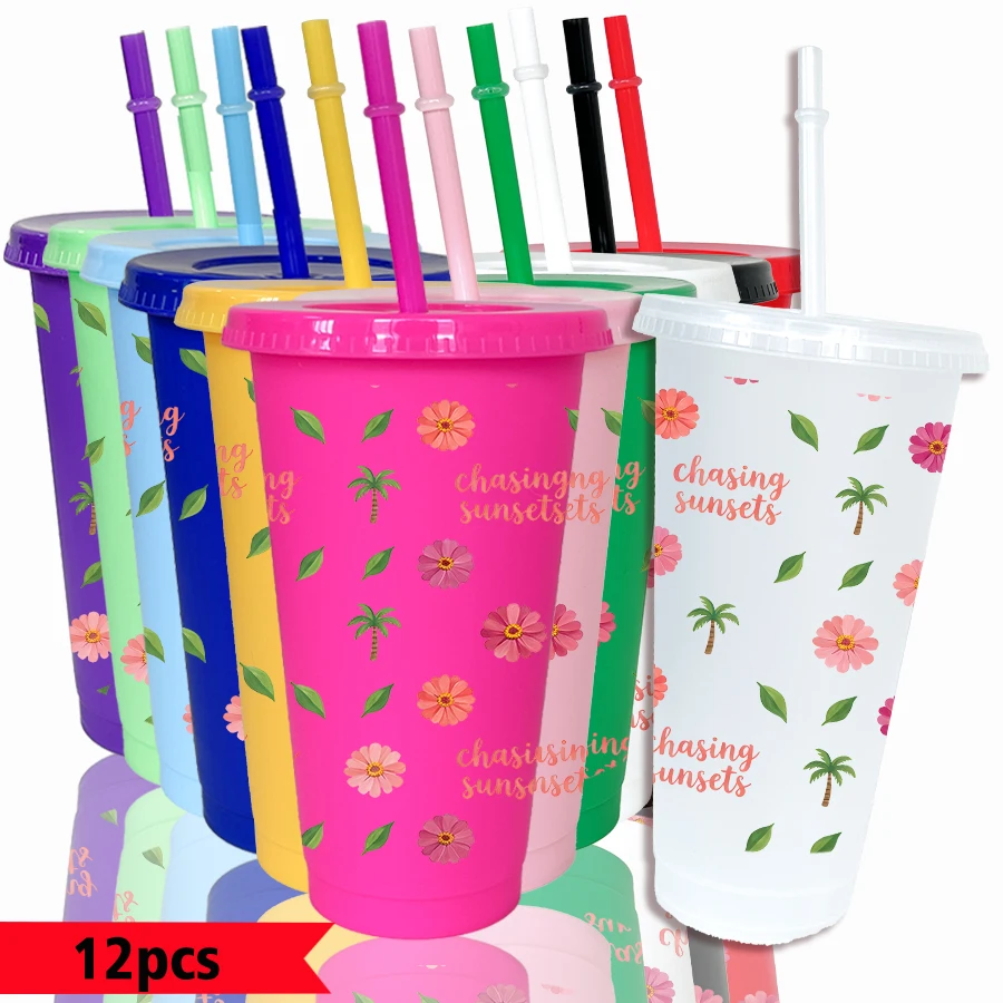 lot-de-12-gobelets-en-plastique-colores-de-26-oz-a-motifs-de-fleurs-feuilles-et-cocotiers-pour-fetes-cadeaux-de-rentree-scolaire-et-d'anniversaire