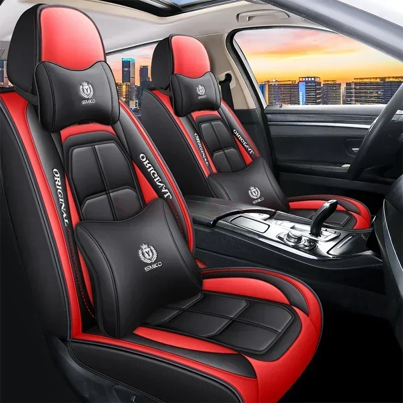 1 PC PU Leather Universal Car Seat Cover for Mercedes C-Class W202 W203 W204 W205 A205 C204 C205 S204 S205 Interior Accessories