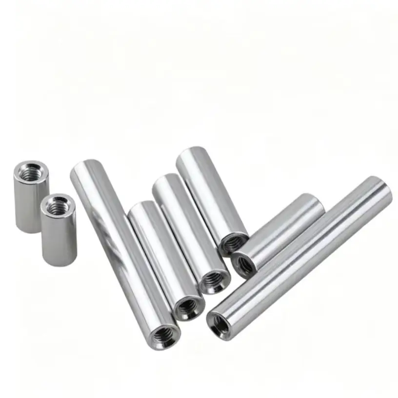 M10 M12 Unthreaded Aluminum Alloy Bushing Washer Gasket Round Hollow Standoff Spacer Sleeve OD 16/18/20/24 Length 1.5-30