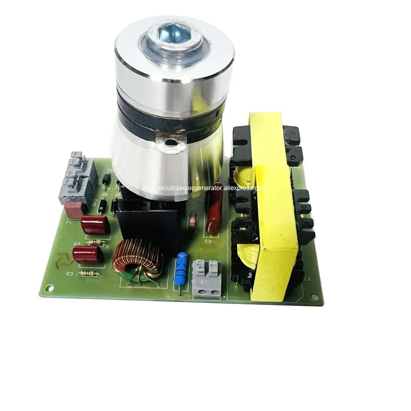 120W Mini Ultrasonic Cleaner Power Board And 28khz Or 40khz Piezo Ceramic Transducer For OEM Ultrasonic Wave Cleaning Machine