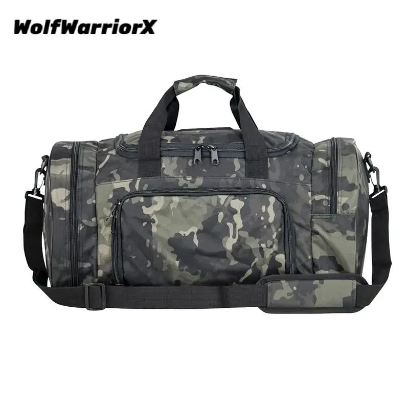 Large Travel Bag Backpack Camping Men Hiking Bag Tactical Rucksack Waterproof Outdoor Sports Climbing Gym Bag Luggage Duffle Bag