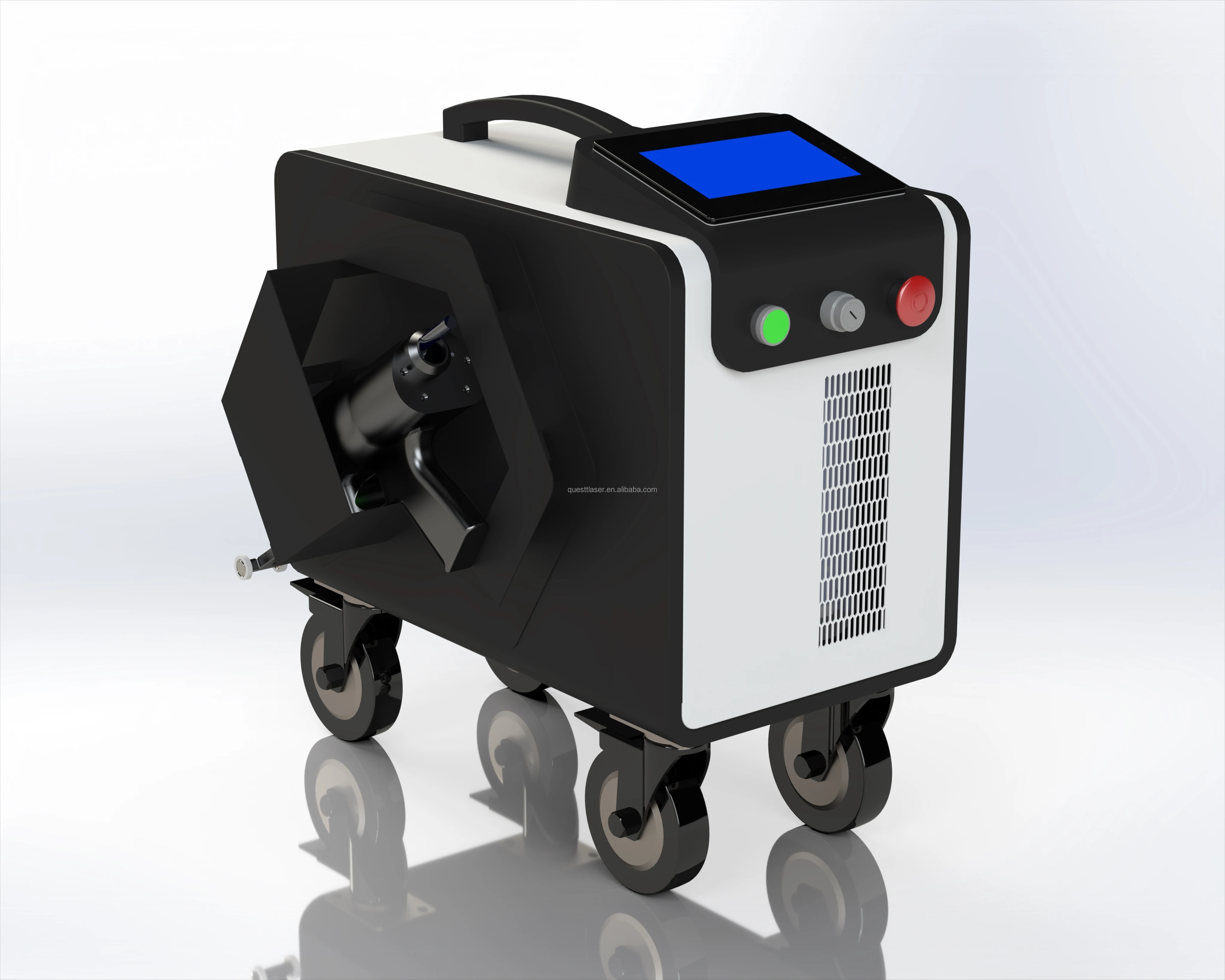 

200W 300W 500W 100W Pulse Laser Cleaning Machine Rust Removal Oil Dust Paint Remover Lazer Cleaner Mini Cabinet