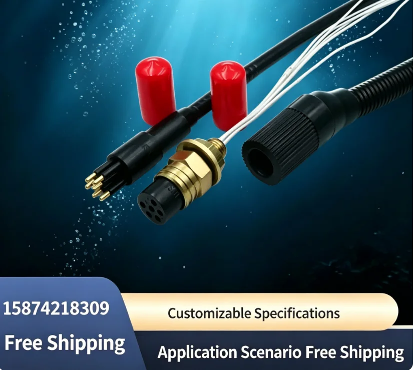 Underwater ConnectorMCBH6M-MCIL6F Underwater Connector Cable ROV Watertight Connector