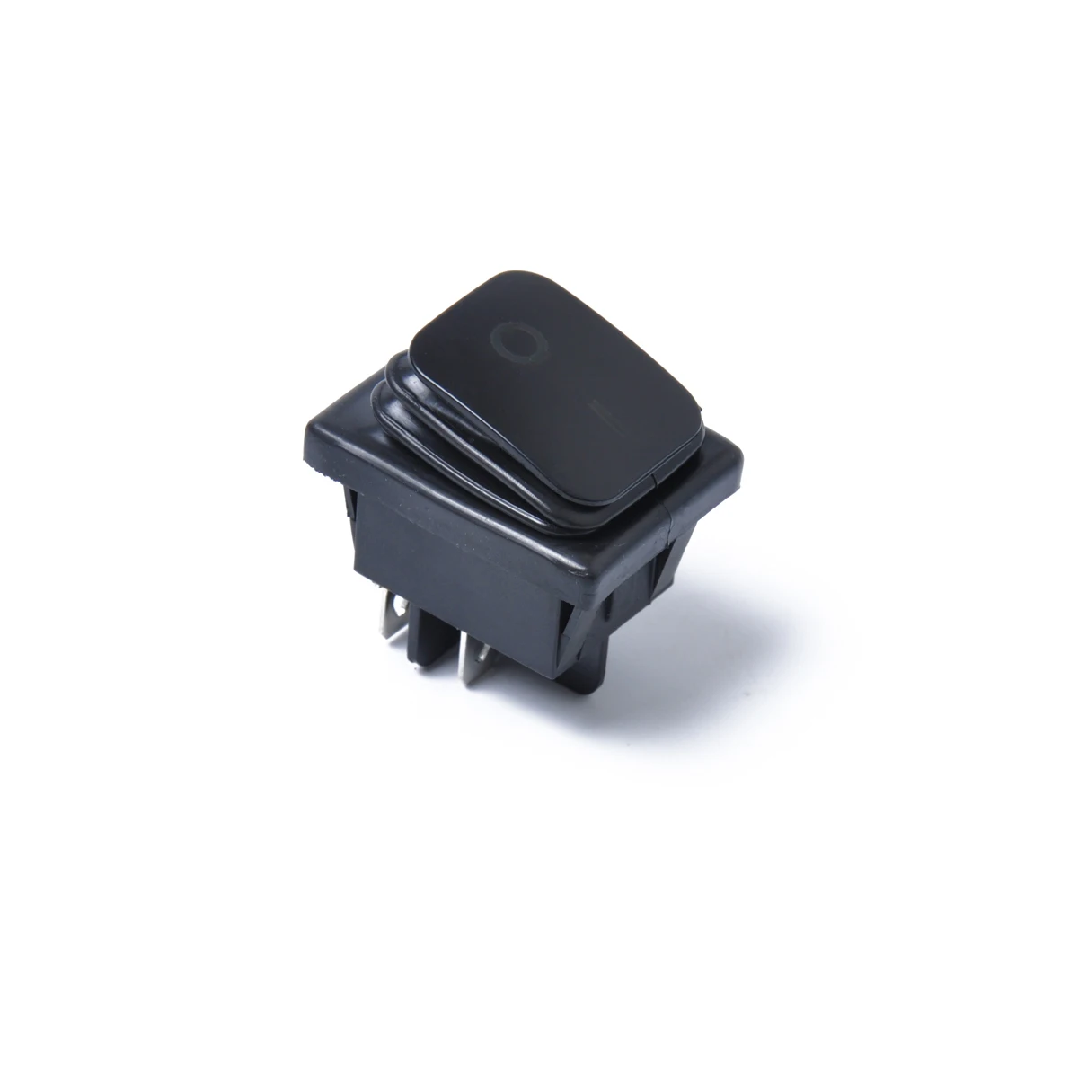 

12V 22X30Mm Black Rocker Push Button Waterproof Switch Led Light Car Boat Dispenser Dustproof Low Pressure