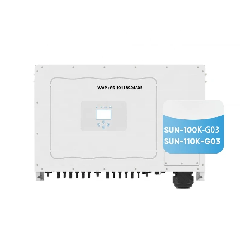 Three Phase 100kW 110kW on Grid Solar Inverter SUN-100K/110K-G03 for Utility-scale Plant Solution