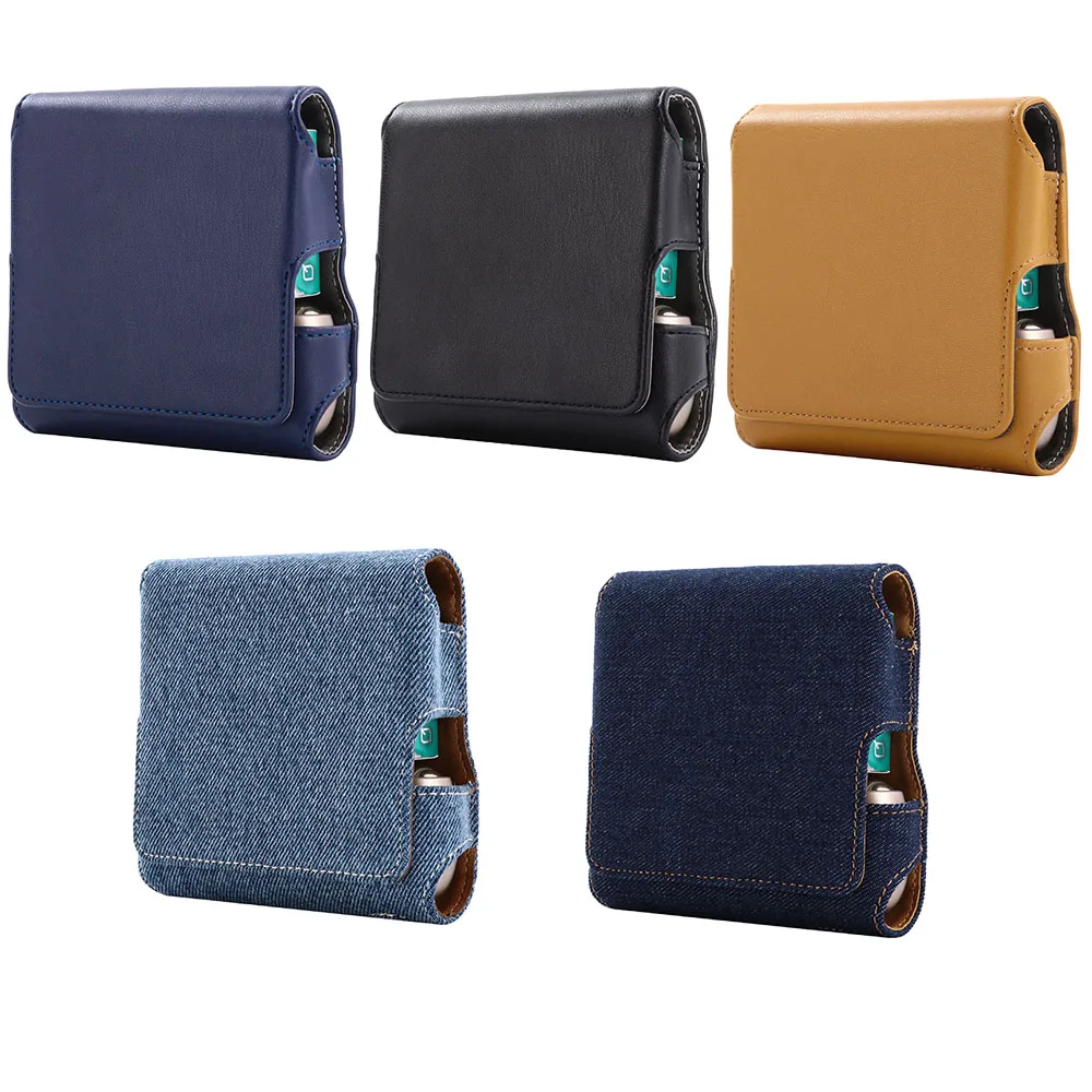 

RUORUO 5 Colors Case For IQOS ILUMA Accessories Protective PU Leather Cases For IQOS ILUMA I Cigarettes