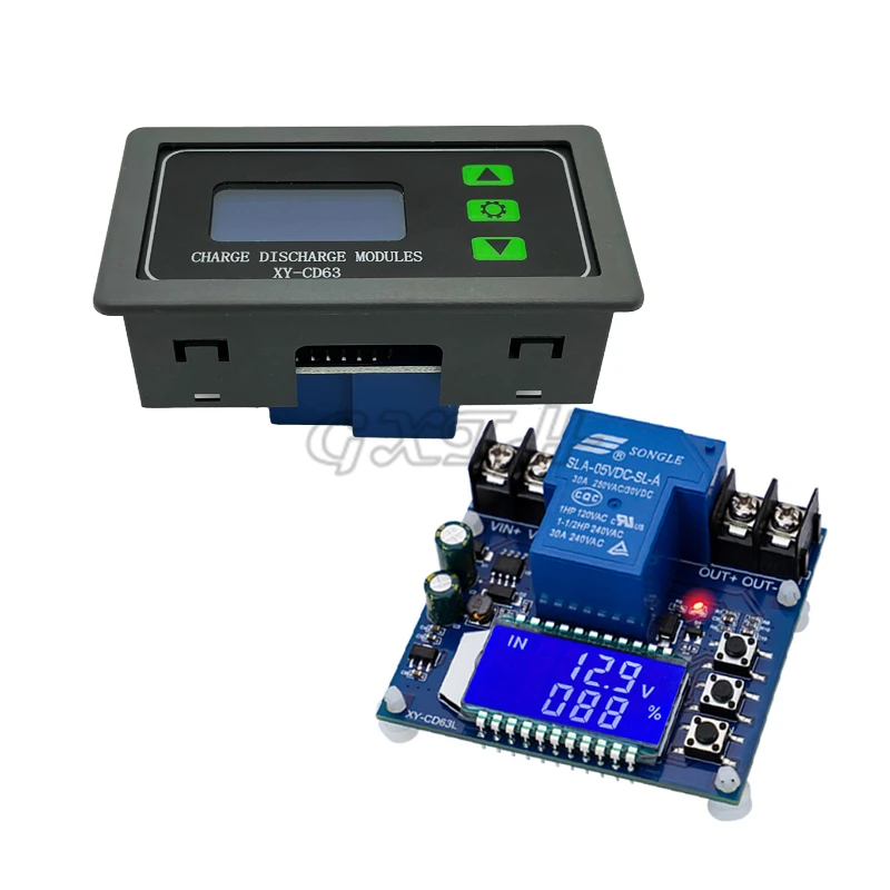 Bateria Carregando Descarregando Módulo de Controle dc Tensão Proteção Undervoltage Power Loss Protector Xy-cd63 30a dc 660v