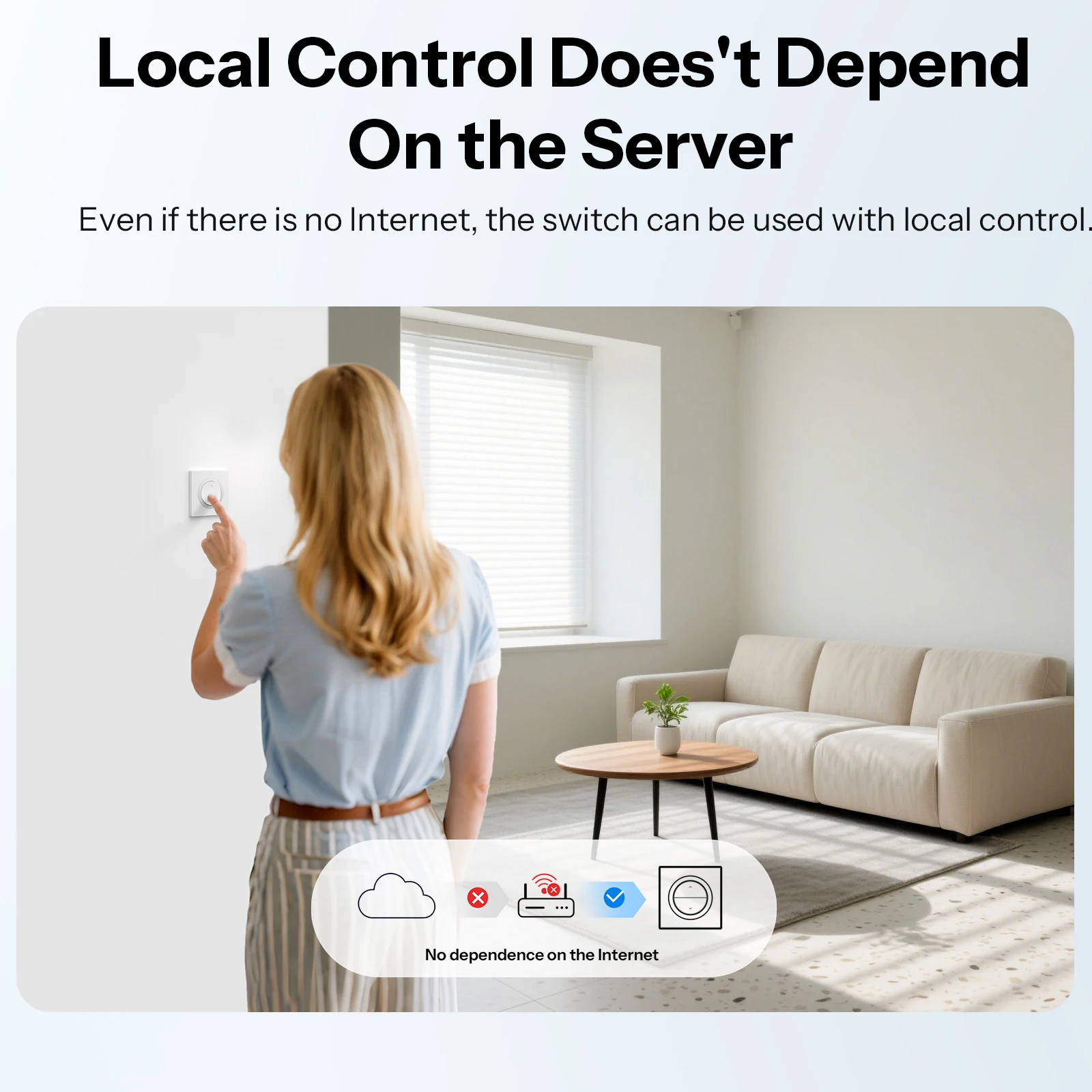 SONOFF MINI-RBS-E Fusion Series Matter Over WiFi Smart Roller Shutter Wall Switch Orb-RBS يعمل مع Google Home Alexa AppleHome