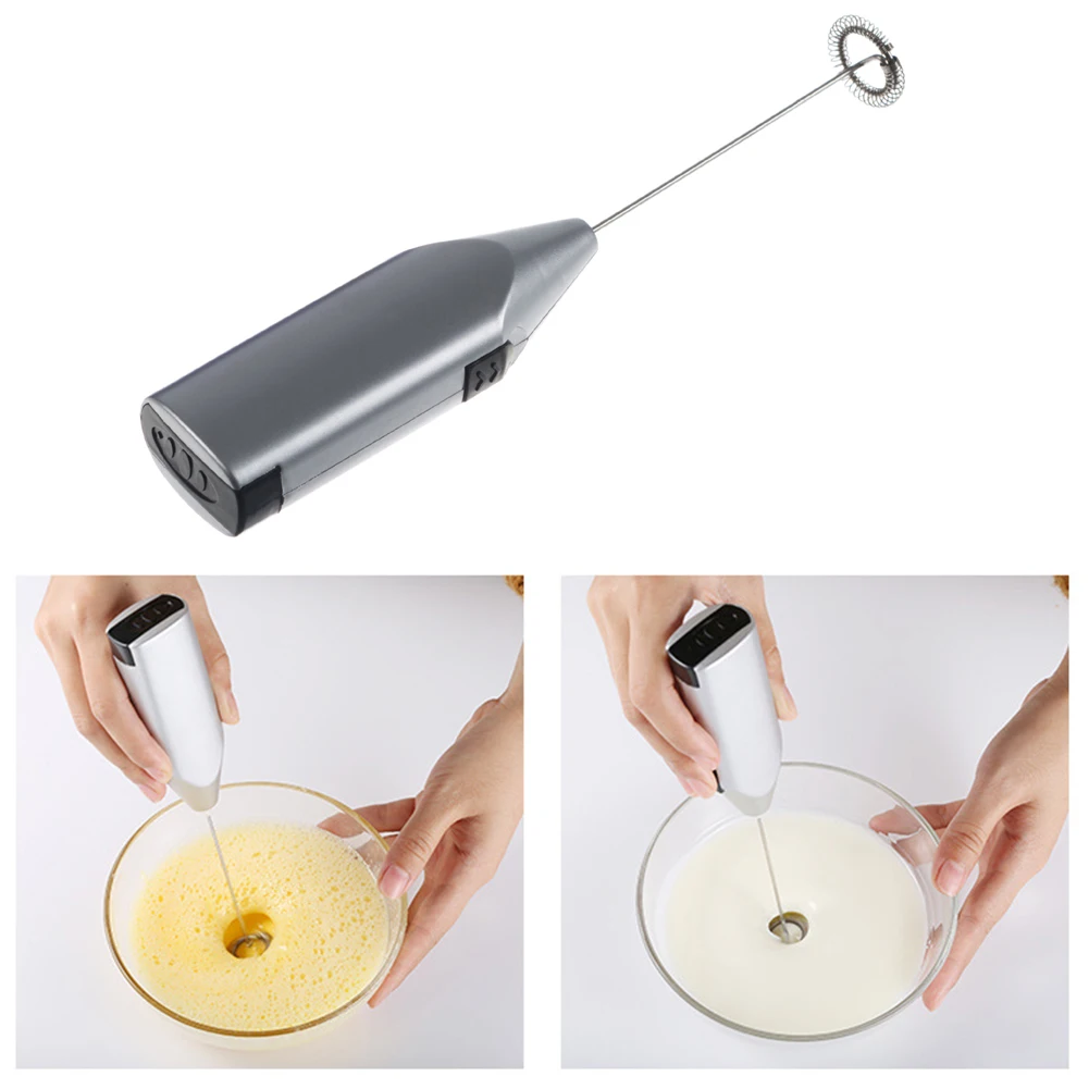 Mini Mixer Battery Operated Milk Wand Mixer Frother Kitchen Cooking Tools Coffee Beater Easy To Clean for Latte for Hot Drink