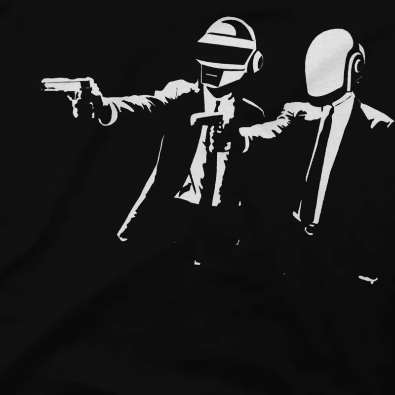 Gun Man Men tshirt Daft Punk electronic production band crewneck short sleeve 100% cotton t shirt humor high quality gift idea