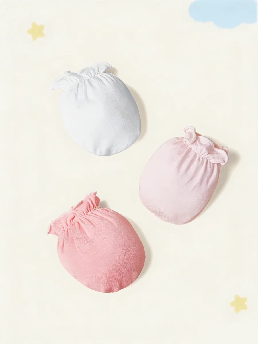 3 أزواج من القفازات العادية لل - مراجعة Baby Mittens Scratch وسعره