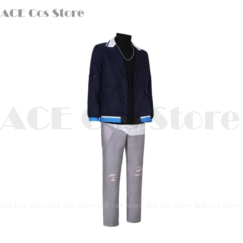 VBS Aoyagi Toya Cosplay Costume parrucca progetto Sekai colorato Stage Cosplay uniforme nuova festa di Halloween Anime Convention Mens Suit